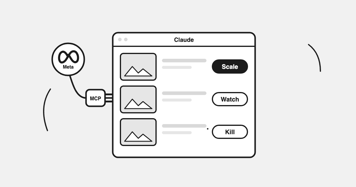 Meta Ads Creative Analysis in Claude: Which Ads to Scale, Watch, or Kill